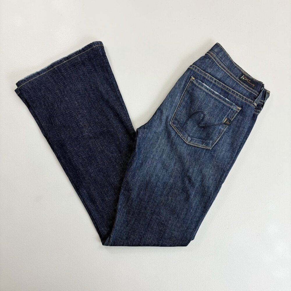 CITIZENS OF HUMANITY Ingrid #002N Jeans SZ 26 Low Waist Flare Stretch